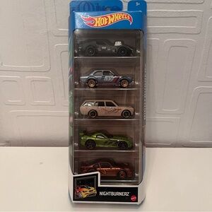 Hot Wheels 2020 5Pack Nightburnerz 1:64 Corvette, Ford, Datsun, Dodge, Porsche